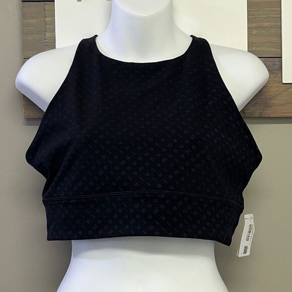 Lululemon Black Energy HighNeck Long Line w/ Lululemon Design & Razorback Bra-12 - Picture 1 of 16